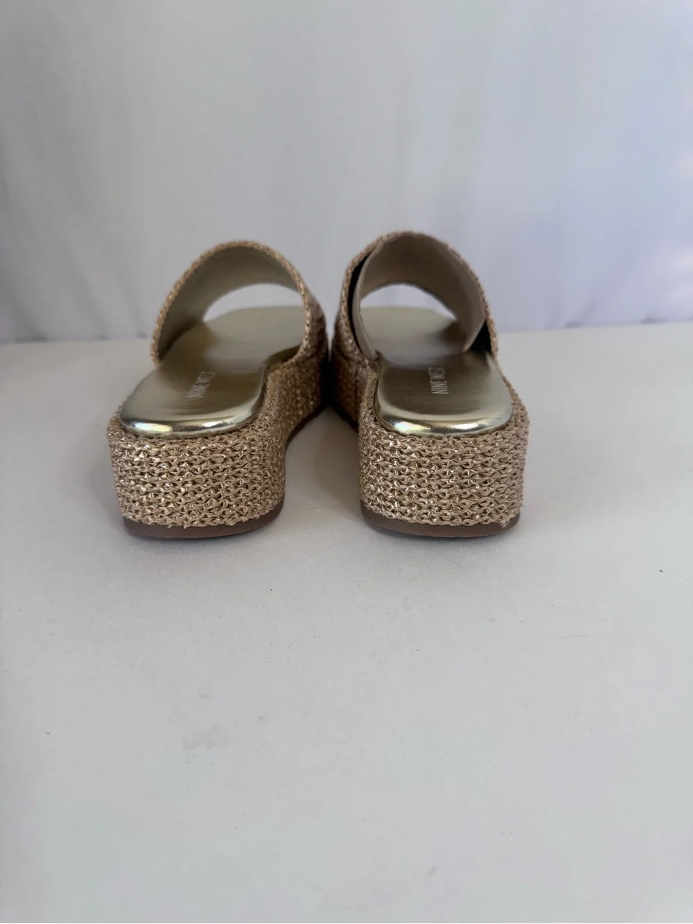 Nine West Keziah Flatform Slide Sandals Size 7.5